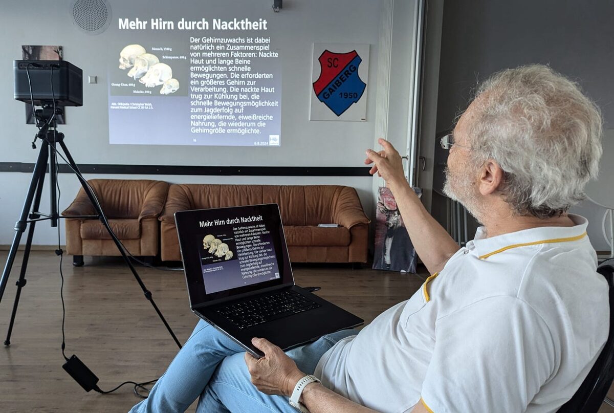 Vortrag „Warum hat der Mensch sein Fell verloren“